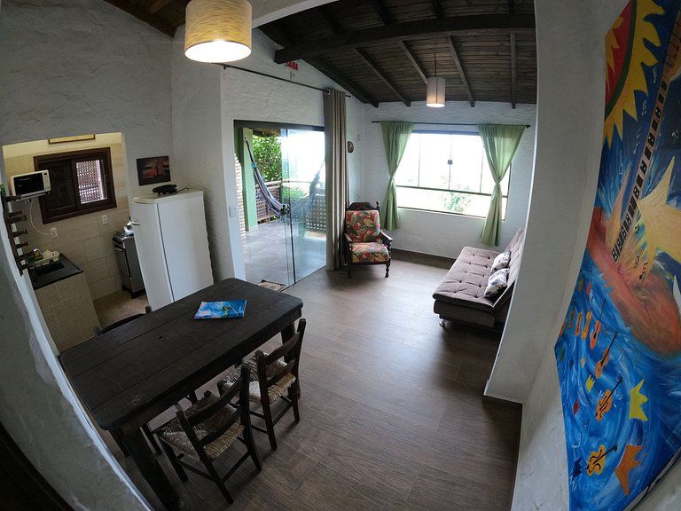 Bangalô 1 - Pousada Vale Verde Bungalows - Rosa